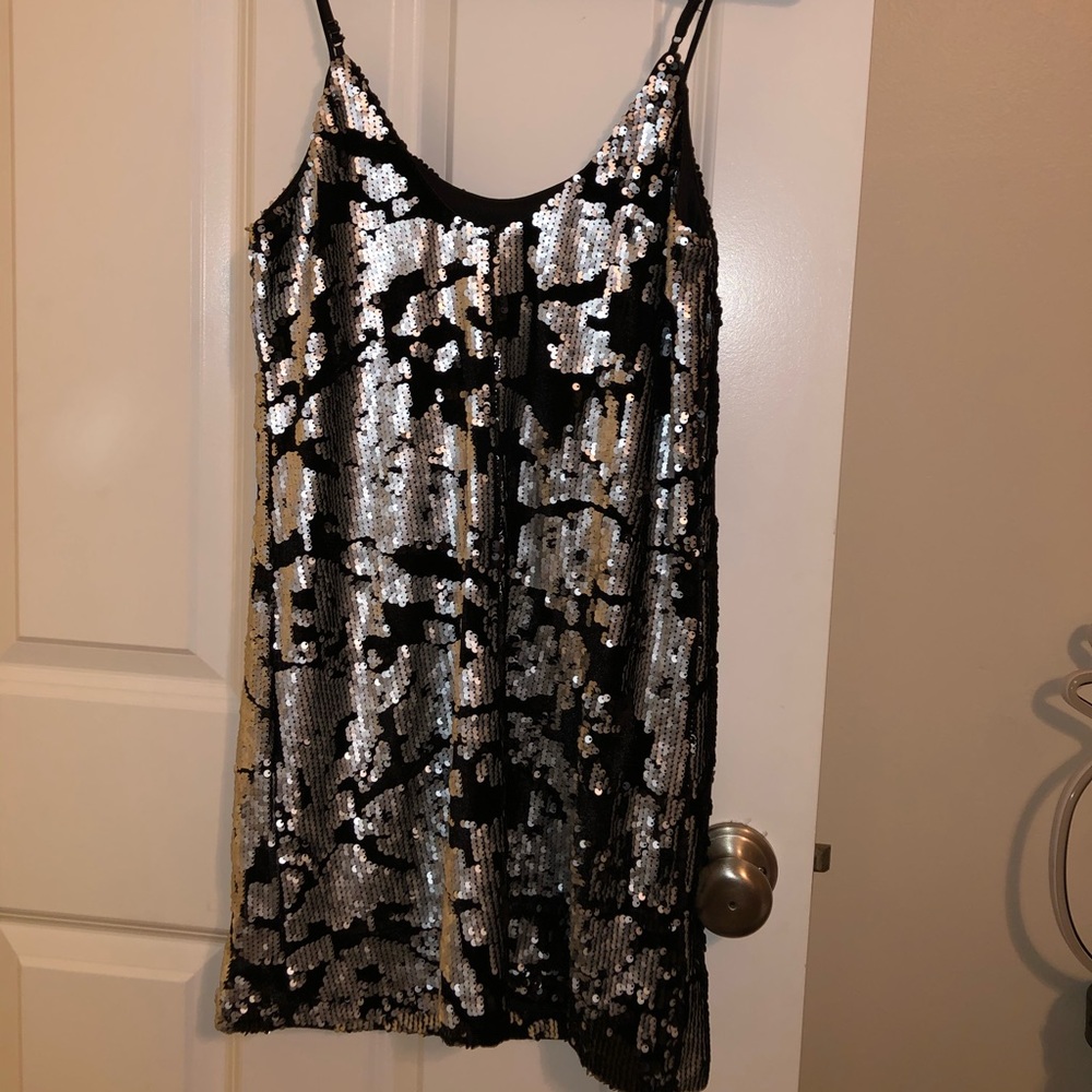 Velvet sequence dress